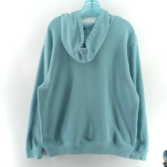 gap fleece men's pullover green mint hoodie size large - Picture 9 of 10